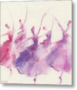 Nutcracker Ballet Waltz Of The Flowers Metal Print