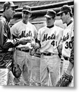 N.y. Mets Manager Gil Hodges Sports A Metal Print