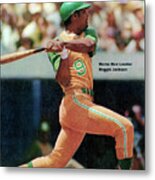 Oakland Athletics Reggie Jackson... Sports Illustrated Cover Metal Print
