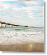 Ocean Beach Pier At Sunrise Metal Print