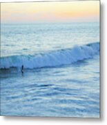 Oceanside California Big Wave Surfing 86 Metal Print