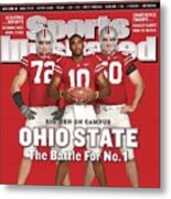 Ohio State Troy Smith, Doug Datish, T.j. Downing Sports Illustrated Cover Metal Print
