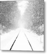 Ohio Winter Whiteout 2 Metal Print