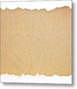 Old Blank Paper On A White Background Poster by Yasinguneysu 