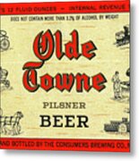Olde Towne Pilsner Beer Metal Print
