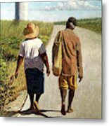 On The Road To Hatchet Bay Metal Print