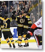 Ottawa Senators V Boston Bruins Metal Print