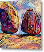 Outback Devils Marbles Metal Print