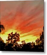 Outback Sunset Too Metal Print