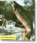 Outdoor Life Magazine Cover May 1956 Metal Print