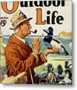Outdoor Life Magazine Cover October 1939 Metal Print