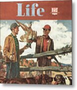 Outdoor Life Magazine Cover September 1947 Metal Print