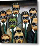 Outsider The Meeting Metal Print