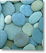 Pacific Coast Pebbles Metal Print