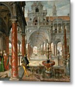 Palace With Distinguished Visitors Metal Print
