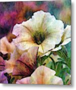 Pale Petunias 6465 Idp_2 Metal Print