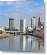 Panorama Cityscape From South Street - Philadelphia Metal Print