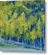 Park City Forest Metal Print