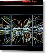 Particle Collision In Ua1 Detector Metal Print