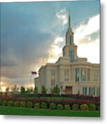 Payson Utah Temple Metal Print