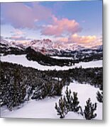 Peace And Quiet In The Mountains Metal Print