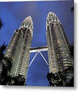 Petronas Towers, Kuala Lumpur Metal Print