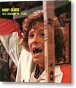 Philadelphia Flyers Bobby Clarke Sports Illustrated Cover Metal Print