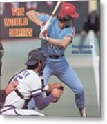 Philadelphia Phillies Mike Schmidt, 1980 World Series Sports Illustrated Cover Metal Print