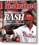 Philadelphia Phillies Ryan Howard, 2009 Nl Championship Sports Illustrated Cover Metal Print