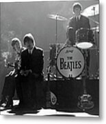 Photo Of Beatles Metal Print