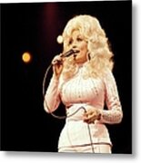 Photo Of Dolly Parton Metal Print