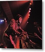 Photo Of James Brown And Audience Metal Print
