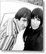 Photo Of Sonny Bono And Sonny & Cher Metal Print