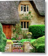 Picturesque Cotswolds - Chipping Campden Thatched Cottage Metal Print