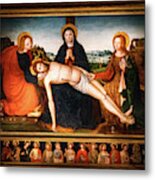 Pieta Des Penitents Blancs Francois Brea Metal Print