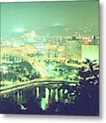 Pittsburgh Pennsylvania Skyline At Night Metal Print