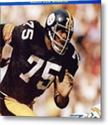 Pittsburgh Steelers Joe Greene... Sports Illustrated Cover Metal Print