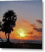 Pleasure Island Sunrise Metal Print