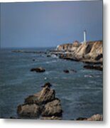 Point Arena Lighthouse Vertical Metal Print