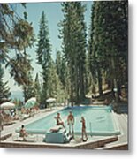 Pool At Lake Tahoe Metal Poster