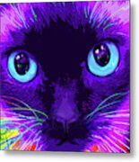 Popcat Bubble Metal Print