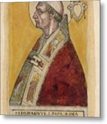 Pope Leo I Creator Unknown Metal Print