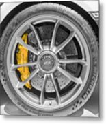 Porsche 911 Gt3rs Wheel Metal Print