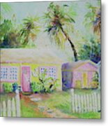 Port A Cabins Metal Print