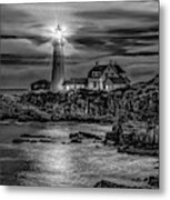 Portland Lighthouse 7363 Metal Print