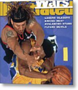 Portland Trail Blazers Brian Grant, 2000 Nba Western Sports Illustrated Cover Metal Print