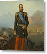 Portrait Of Prince Alexander Ivanovich Metal Print