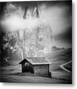 Postcard From The Dolomites Metal Print