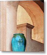 Pottery And Archways Metal Print