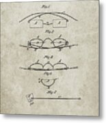 Pp487-sandstone Eye Glasses Patent Poster Metal Print